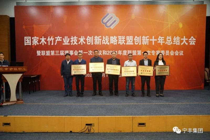 國(guó)家木竹聯(lián)盟創(chuàng)新十年丨寧豐集團(tuán)“新產(chǎn)品創(chuàng)新基地“及“專業(yè)實(shí)驗(yàn)室”通過(guò)認(rèn)定，并榮獲“創(chuàng)新獎(jiǎng)”